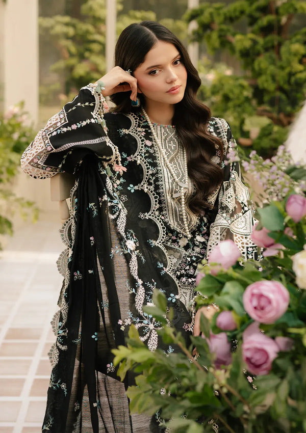 Lawn 3pc Unstitch Freesia Emb Lawn'25703