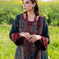 ASIM JOFA-3PC DHANAK EMBROIDERED SHIRT WITH DHANAK EMBROIDERED SHAWL AND TROUSER - 677
