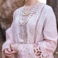 3PC LAWN EMBROIDERED SHIRT WITH ORGANZA EMBROIDERED DUPATTA AND TROUSER - HZG2180