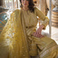 3 Piece Embroidered Lawn Suit with Organza dupatta SB62