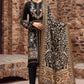 MB 1160-3Pc Heavy Embroidery Dhanak Stuff With Printed Wool Shawl