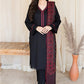 3 Piece Dhanak Shirt with Printed Wool Shawl MB 835