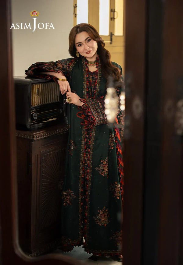 3PC DHANAK EMBROIDERED UNSTICHED SUIT 259