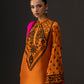 3 Piece Unstitched Embroidered and Printed SIlk Suit 228