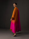 3 Piece Unstitched Embroidered and Printed SIlk Suit 228