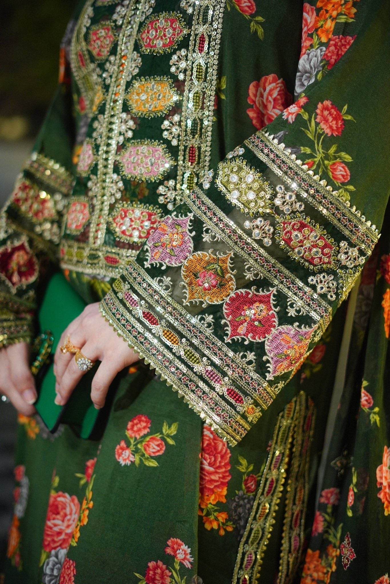 Aneelas Luxury Silk 3 Piece Unstitched 262