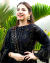 Black Lawn 3PC Embroidered-1020