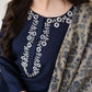 3 Piece Embroidered Shirt with Printed Wool Shawl MB 830