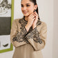 3PC DHANAK EMBROIDERED UNSTITCHED DRESS - 221