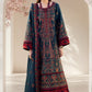 ASIM JOFA-3PC DHANAK EMBROIDERED SHIRT WITH DHANAK EMBROIDERED SHAWL AND TROUSER - 677