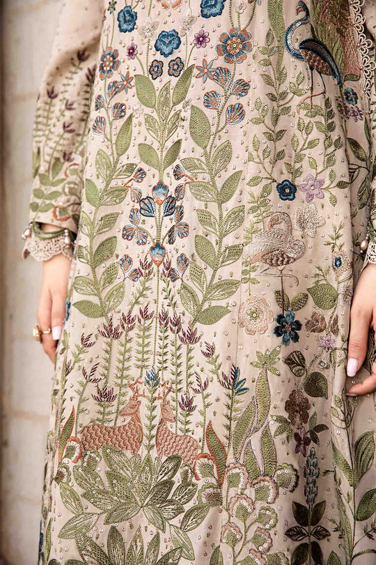 Lawn Embroidered Shirt with Digital printert monark duppata V669 L