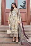 Lawn-3PC Embroidered Shirt with Digital Printed Jacquard Dupatta 669