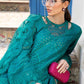 3Pc Embroidered Lawn Shirt with Embroidered Bamber Chiffon Dupatta MB2595