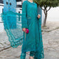 3Pc Embroidered Lawn Shirt with Embroidered Bamber Chiffon Dupatta MB2595