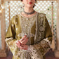 MAHNUR - 3PC DHANAK EMBROIDERED SHIRT WITH DHANAK EMBROIDERED SHAWL AND TROUSER - MR 590