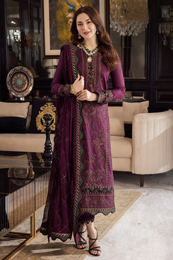 Asim Jofa Dhanak 3PC Embroidered With Chiffon Embroidered Dupatta 668