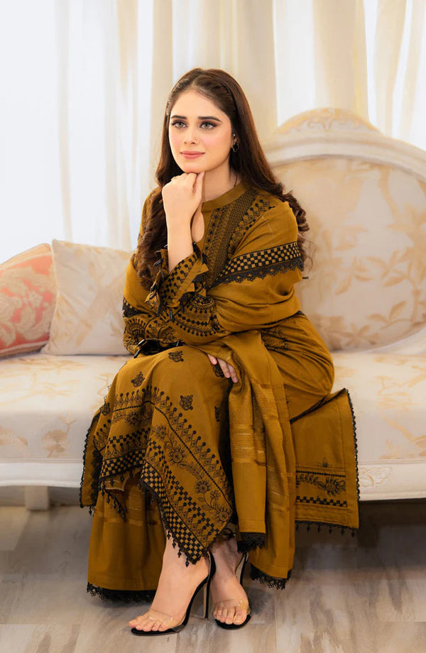 UNSTITCH Lawn 3PC SUIT-251