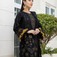 3 Pc Embroidered Lawn Shirt with Embroidered Organza Dupatta BA 06