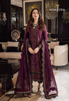 Lawn 3PC Embroidered With Chiffon Embroidered Dupatta 668