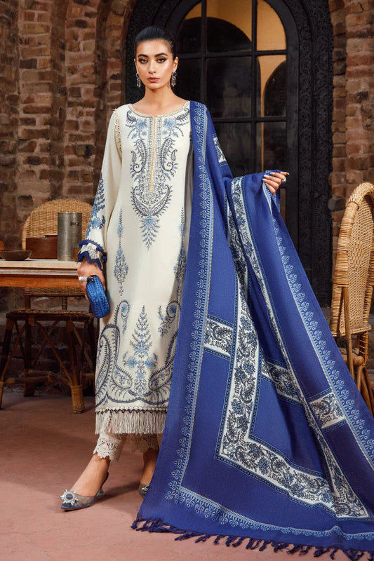 3PC KHADDAR EMBROIDERED SUTE - MB 715