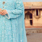 3 Piece Embroidered Lawn Shirt with Embroidered Chiffon dupatta BR08