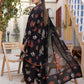 3 Piece - Unstitched Digital Printed Linen Fabric With Linen Dupatta