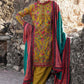 3 Piece Embroidered Dhanak Shirt With Wool Shawl MB 550