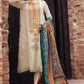 3 Piece Embroidered Dhanak Shirt with Printed Wool Shawl RM 670