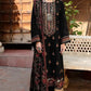 3 Piece Embroidered Dhanak Shirt With Embroided Dhanak Shawl RM 650
