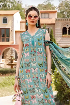 3 Piece Digital Printed Lawn Shirt with Monar Dupatta MB 26
