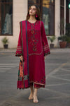 Lawn-3PC Embroidered Shirt with Digital Printed Jacquard Dupatta 712